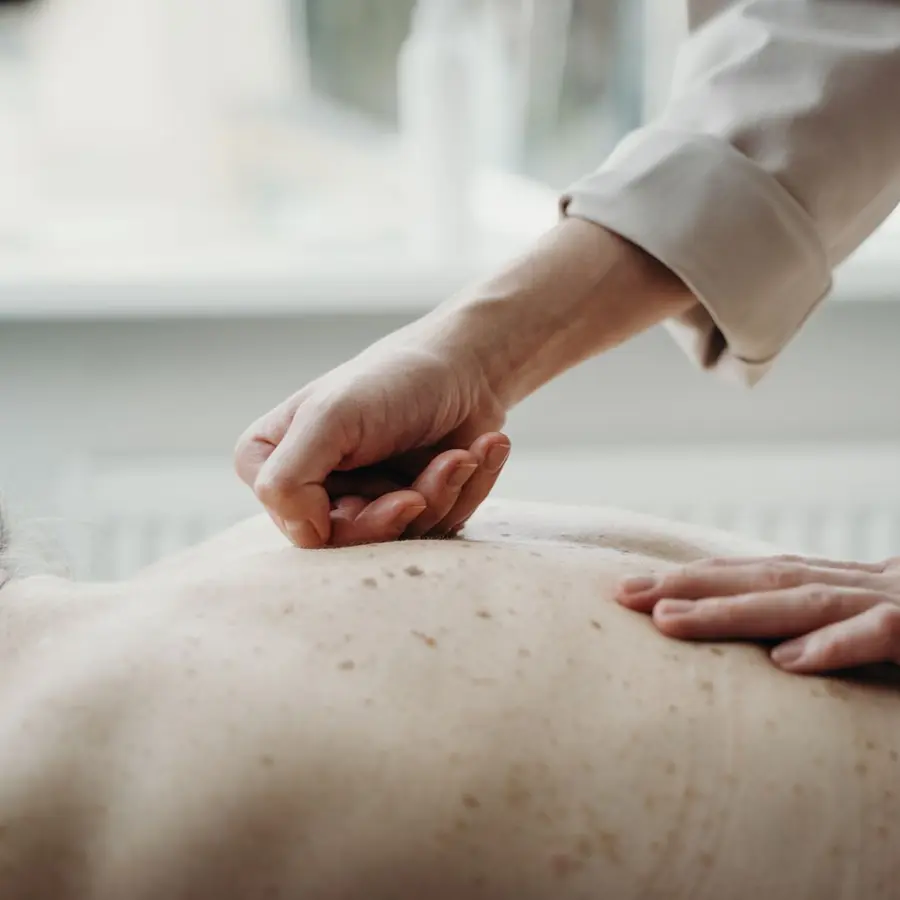 Sesión de fisioterapia